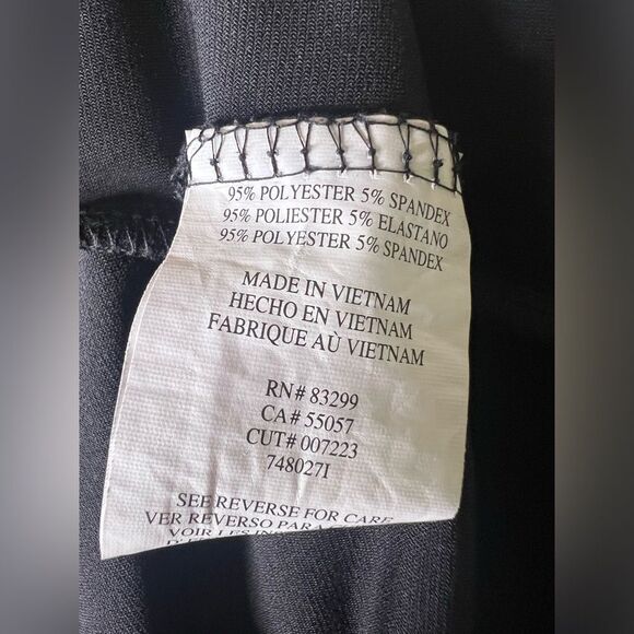 Tiana B. Black Goth Romance Sleeveless Ruffle V-Neck Mini Dress Size PM - Picture 10 of 11